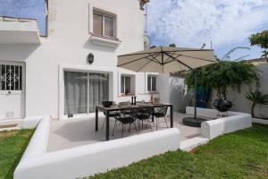 Patio lub wspólna przestrzeń na świeżym powietrzu w obiekcie Casa Alejandro