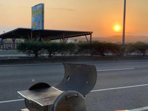 The sunrise or sunset as seen from the homestay or nearby