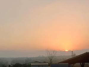 The sunrise or sunset as seen from the homestay or nearby