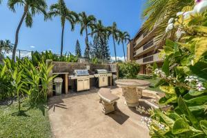 Zahrada ubytování Maui Vista 1210