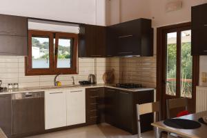 Kuchyň nebo kuchyňský kout v ubytování Eucalyptus Villa