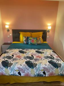 Voodi või voodid majutusasutuse Villa Norah t5 duplex toas