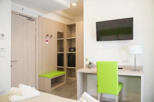 TV a/nebo společenská místnost v ubytování Hotel Solemare - Frontemare - 3 Stelle Superior