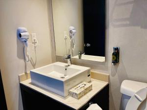 Koupelna v ubytování Hotel Rocaval San Cristóbal de las Casas