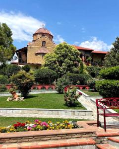 Zahrada ubytování Villa Konstantinos + 37 fotografií