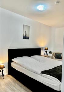Postel nebo postele na pokoji v ubytování Küstelberg - Skigebiet - Winterberg - privater Eingang, max 8 Personen