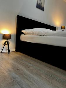 Postel nebo postele na pokoji v ubytování Küstelberg - Skigebiet - Winterberg - privater Eingang, max 8 Personen
