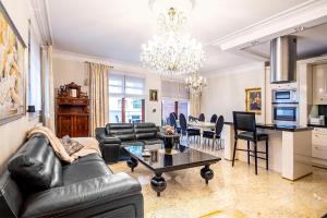 Χώρος καθιστικού στο Central Apartments Neptun Park Jelitkowo