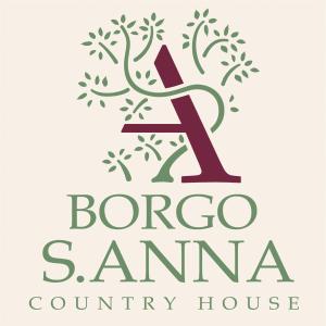 un nouveau logo pour la maison du comté de borneo santaica dans l'établissement Borgo Sant'Anna, à Bettona