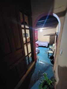 Ліжко або ліжка в номері HOTEL RINCÓN MAGICO REAL DE CATORCE