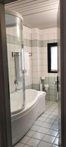 Kúpeľňa v ubytovaní Hotel Leonardo da Vinci