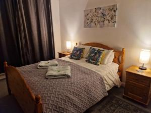 Ein Bett oder Betten in einem Zimmer der Unterkunft Cable Island Bed and Breakfast