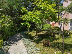 Zahrada ubytování Apartment Moscenicka Draga 2327c
