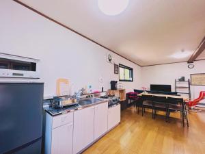 Köök või kööginurk majutusasutuses Pixel Chalet.象宿.Hakuba Echoland白马滑雪避暑别墅