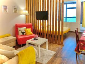 Posezení v ubytování All’ombra del Miletto