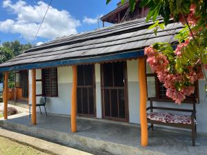 Bygningen som bed-and-breakfastet ligger i