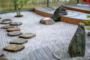 Zahrada ubytování Senkei Plaza
