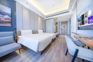 Posezení v ubytování Atour X Hotel Shenyang Beiling Park