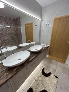 Kúpeľňa v ubytovaní Sobe Zimmer Frei