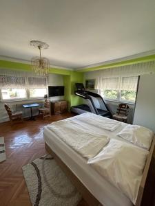 Posteľ alebo postele v izbe v ubytovaní Sobe Zimmer Frei