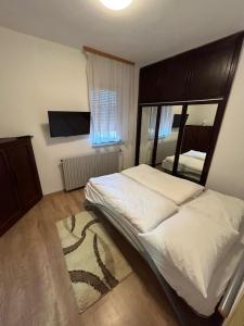 Posteľ alebo postele v izbe v ubytovaní Sobe Zimmer Frei