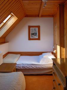 a bedroom with two beds in a room at Modrzew in Zakopane