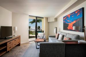 Zona d'estar a Marriott’s Waikoloa Ocean Club