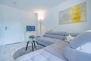 Posezení v ubytování fewo1846 - Strandresidenz Wassersleben Meeresbrise App 685 - komfortables Apartment mit Balkon und Meerblick