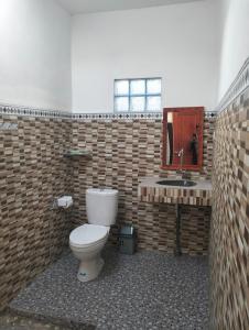Koupelna v ubytování Sugi Gede Homestay