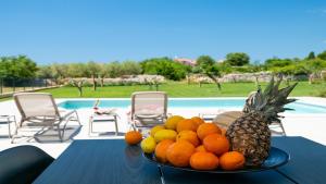 Jídlo v vily nebo okolí