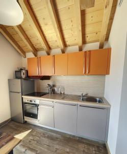 Køkken eller tekøkken på Chalet L'Albaron