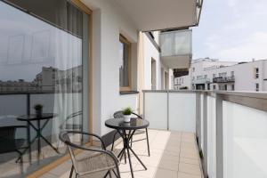 Balkon ili terasa u objektu Metro Bielany Apartments by Renters