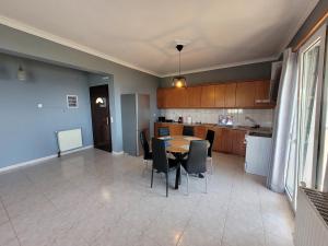 Kuchyň nebo kuchyňský kout v ubytování The View Point Apartment Lefkada