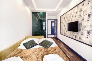 Telewizja i/lub zestaw kina domowego w obiekcie About Art Apartments - Sikorskiego