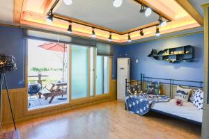 Posezení v ubytování Suncheon Bay Healing Pension