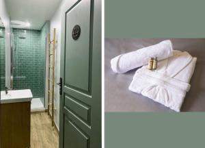 Koupelna v ubytování Maison et Jardin - Chambre Cosy + 7 fotografií