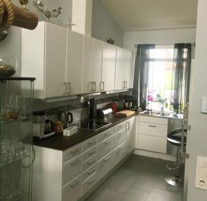 Kuchyň nebo kuchyňský kout v ubytování Modern holiday accommodation in Ekebyholm, Rimbo