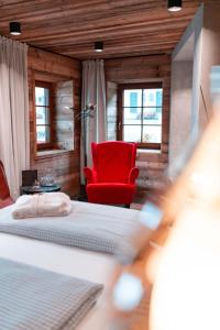 Postel nebo postele na pokoji v ubytování Boutique Hotel beim Lipp - Restaurant & Spa