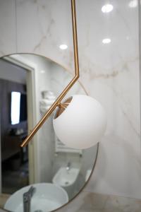 Koupelna v ubytování Hotel Urbani