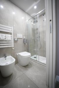 Koupelna v ubytování Hotel Urbani