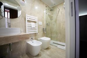 Koupelna v ubytování Hotel Urbani