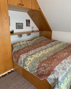 Katil atau katil-katil dalam bilik di Ferienwohnung Apfelrose