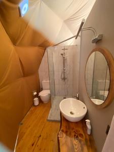 Koupelna v ubytování lilyumdome