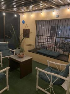 Posezení v ubytování Casa Ibiza Celestun