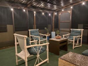 Posezení v ubytování Casa Ibiza Celestun
