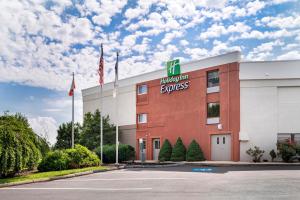 a front view of a holiday inn express hotel at Holiday Inn Express Greencastle, an IHG Hotel in Greencastle