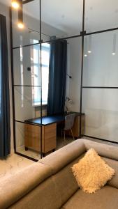 Posteľ alebo postele v izbe v ubytovaní VULTOR Apartments