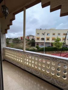 desde el balcón de un edificio en Sfiha/Hoceima huis, en Alhucemas