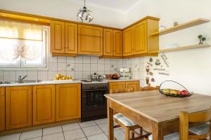 Kuchyň nebo kuchyňský kout v ubytování House of Dreams Lefkada