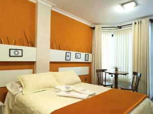 Hotel San Felipe客房内的一张或多张床位